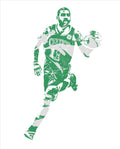 Kyrie Irving Boston Celtics Pixel Art 60 - Poster | Canvas Wall Art Print