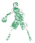 Kyrie Irving Boston Celtics Pixel Art 72 - Poster | Canvas Wall Art Print