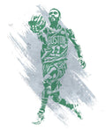 Kyrie Irving Boston Celtics Water Color Art - Poster | Canvas Wall Art Print