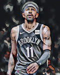 Kyrie Irving Brooklyn Nets Abstract Art 2 - Poster | Canvas Wall Art Print