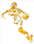 Kyrie Irving Cleveland Cavaliers Pixel Art 11 - Poster | Canvas Wall Art Print