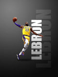 La Lakers Lebron James Nba Player - Poster | Canvas Wall Art Print