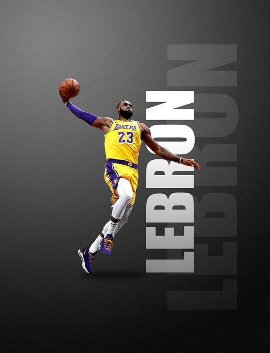 La Lakers Lebron James Nba Player - Poster | Canvas Wall Art Print