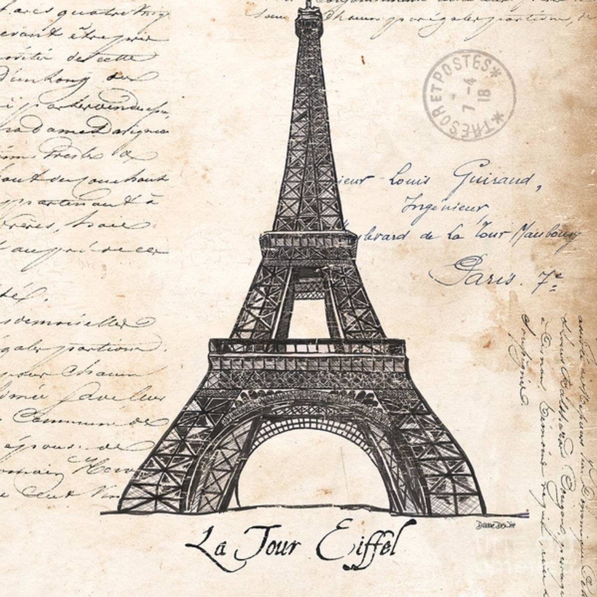 La Tour Eiffel - Poster | Canvas Wall Art Print