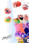 Labron James High Ball - Poster | Canvas Wall Art Print
