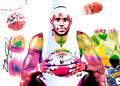 Labron James Pose - Poster | Canvas Wall Art Print