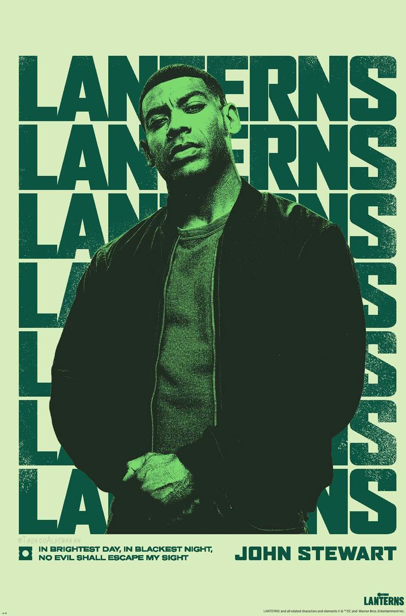 Hal Jordan John Stewart Lanterns - Poster | Canvas Wall Art Print