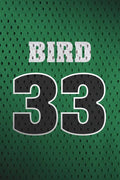 Larry Bird Boston Celtics Retro Vintage Jersey Closeup Graphic Design - Poster | Canvas Wall Art Print