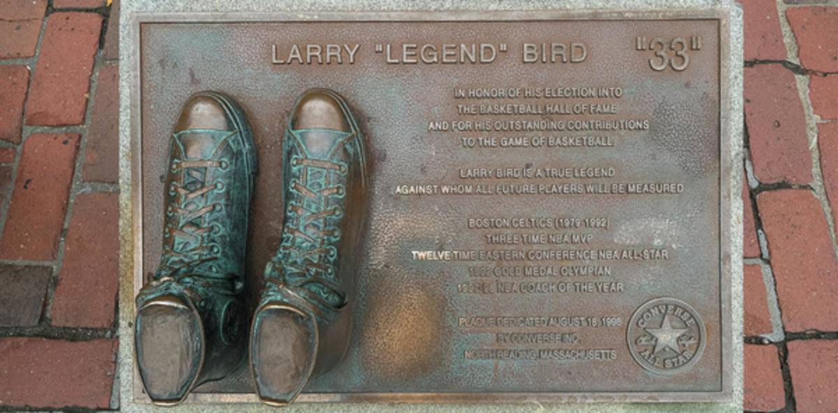 Larry Bird Plaque, Faneuil Hall - Poster | Canvas Wall Art Print