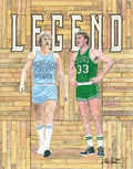 Larry Bird Vs Larry Bird - Poster | Canvas Wall Art Print