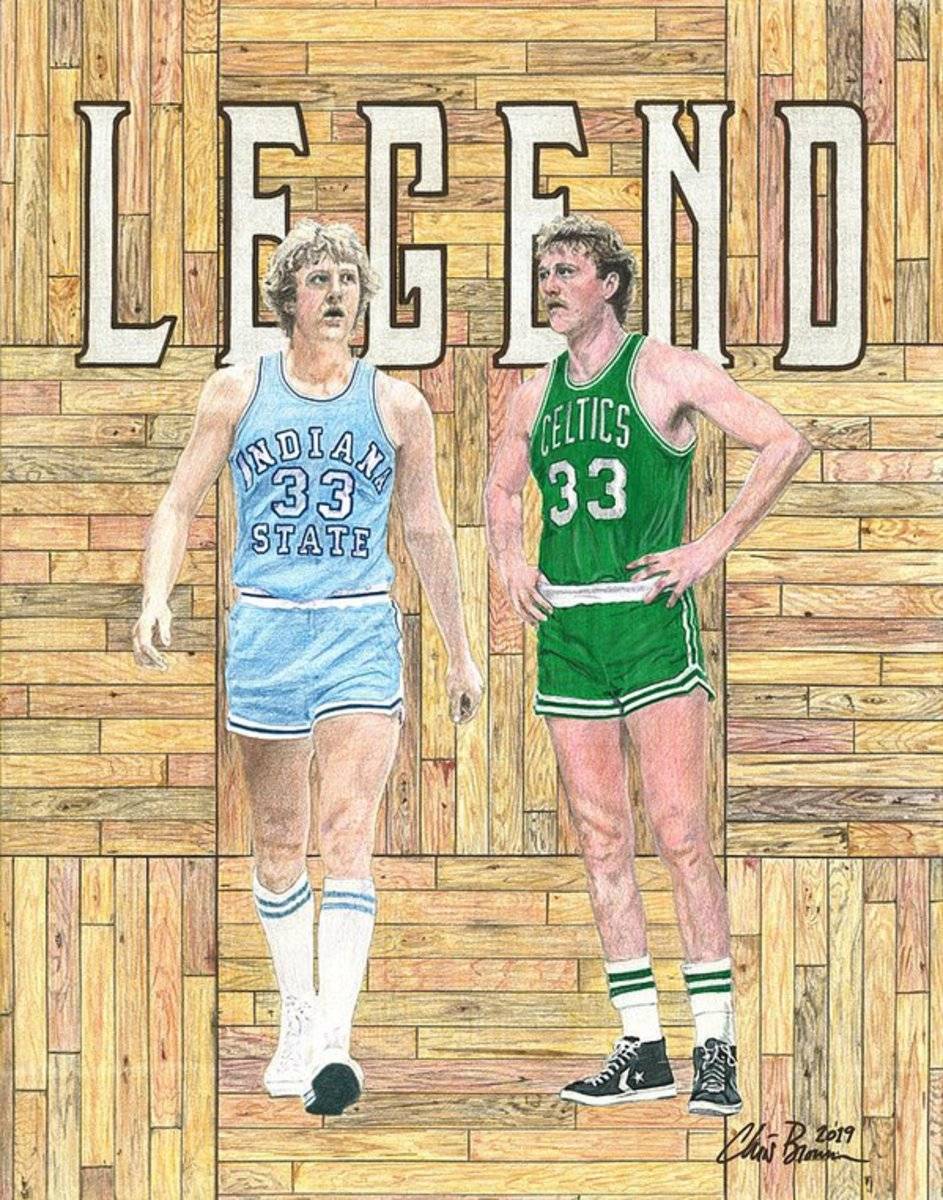 Larry Bird Vs Larry Bird - Poster | Canvas Wall Art Print