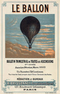 Le Ballon Advertising For French Aeronautical Journal - Poster | Canvas Wall Art Print