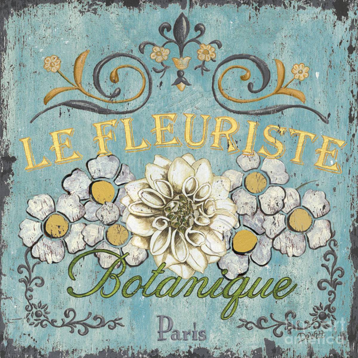 Le Fleuriste De Botanique - Poster | Canvas Wall Art Print