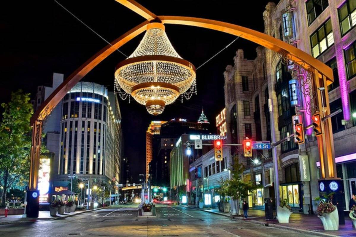 Leaving Playhouse Square - Poster | Canvas Wall Art Print