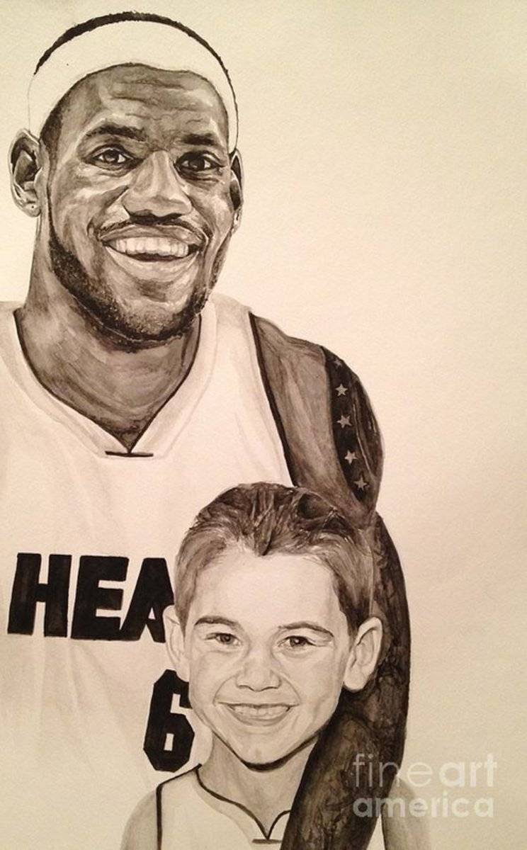 Lebron And Carter - Poster | Canvas Wall Art Print