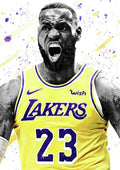Lebron James 2 - Poster | Canvas Wall Art Print