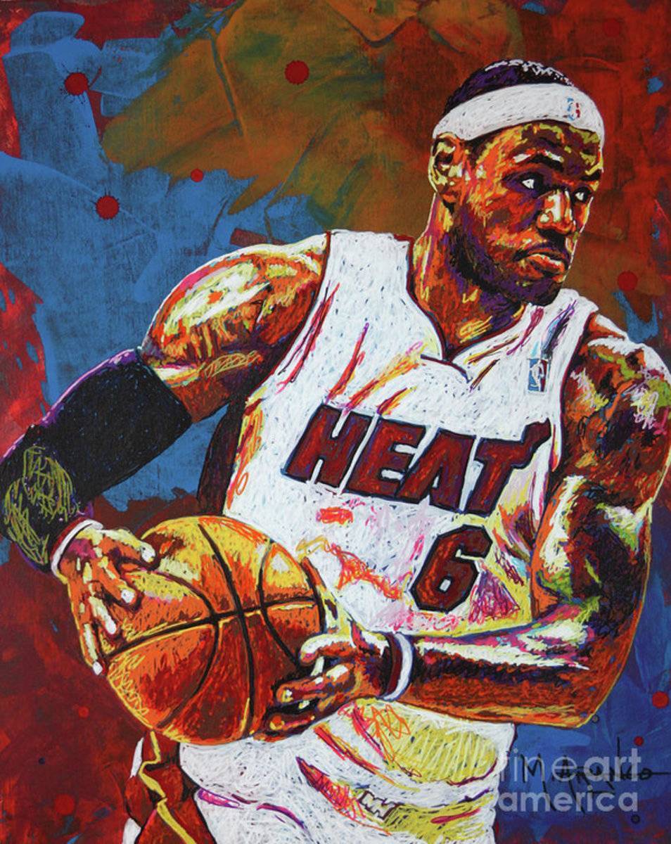 Lebron James 3 - Poster | Canvas Wall Art Print