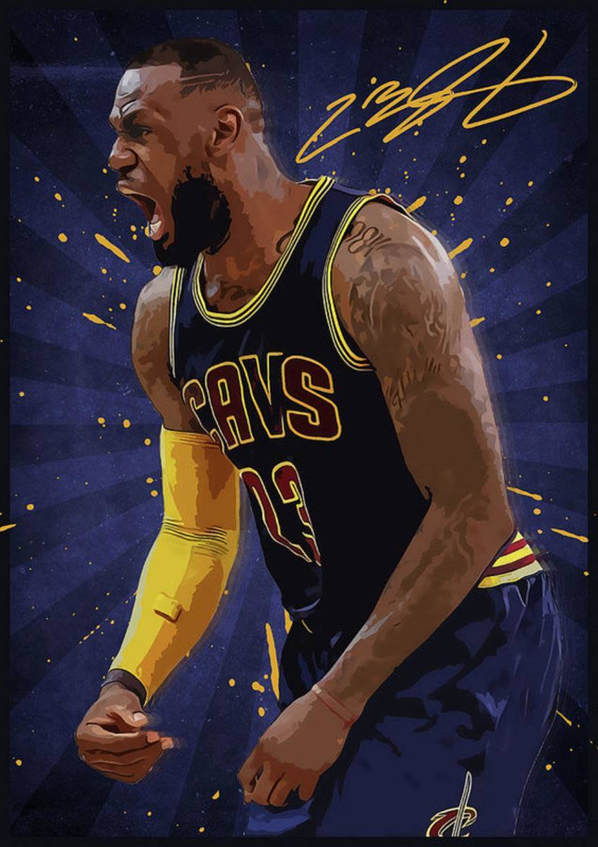 Lebron James 3 - Poster | Canvas Wall Art Print