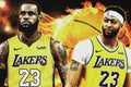 Lebron James And Anthony Davis - Poster | Canvas Wall Art Print