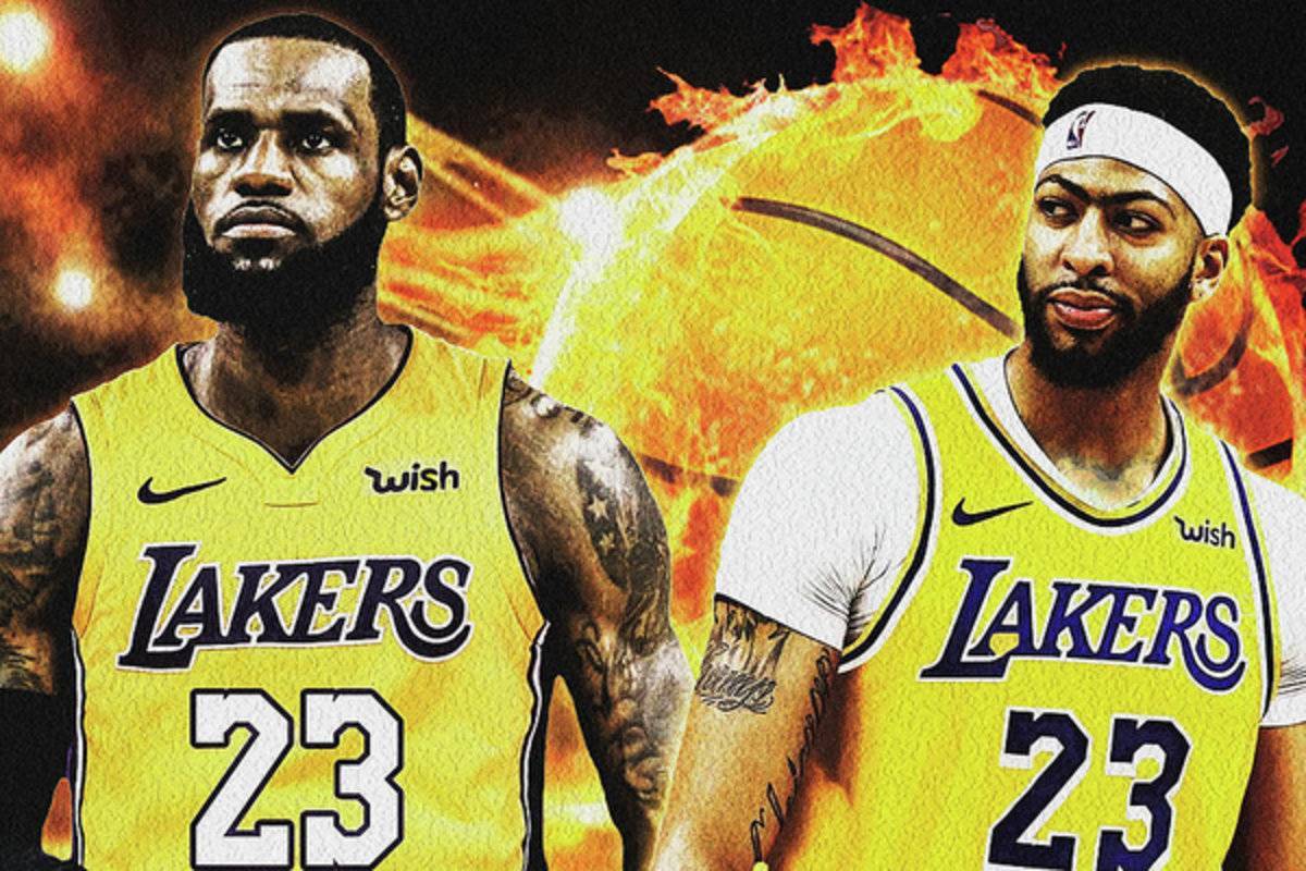 Lebron James And Anthony Davis - Poster | Canvas Wall Art Print