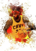 Lebron James, Cleveland Cavaliers - Poster | Canvas Wall Art Print