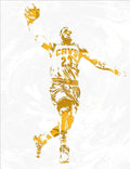 Lebron James Cleveland Cavaliers Pixel Art 12 - Poster | Canvas Wall Art Print