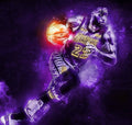 Lebron James Glow - Poster | Canvas Wall Art Print