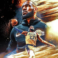 Lebron James Lakers - Poster | Canvas Wall Art Print