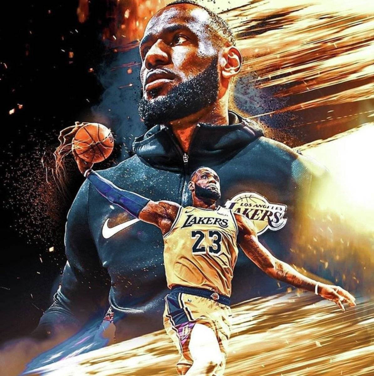 Lebron James Lakers - Poster | Canvas Wall Art Print