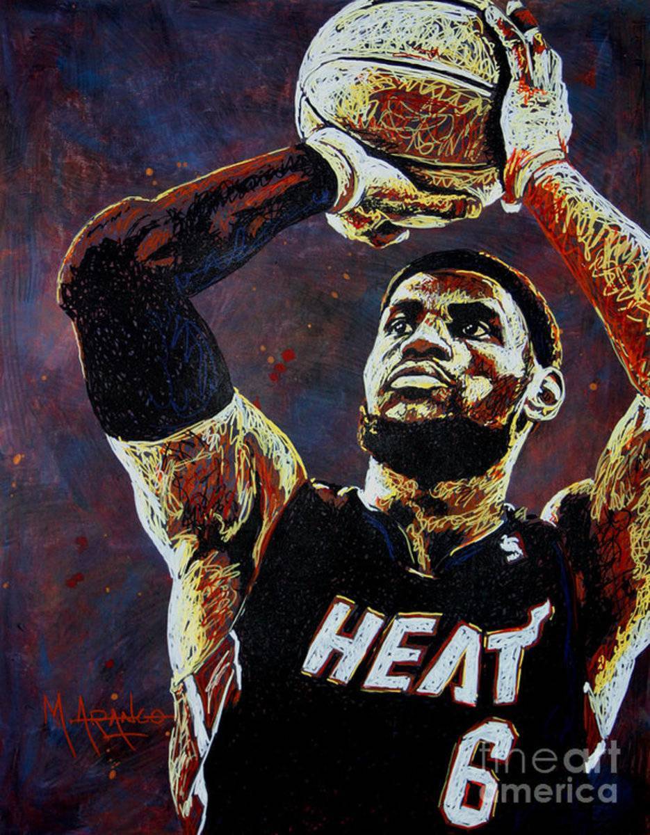 Lebron James Mvp - Poster | Canvas Wall Art Print