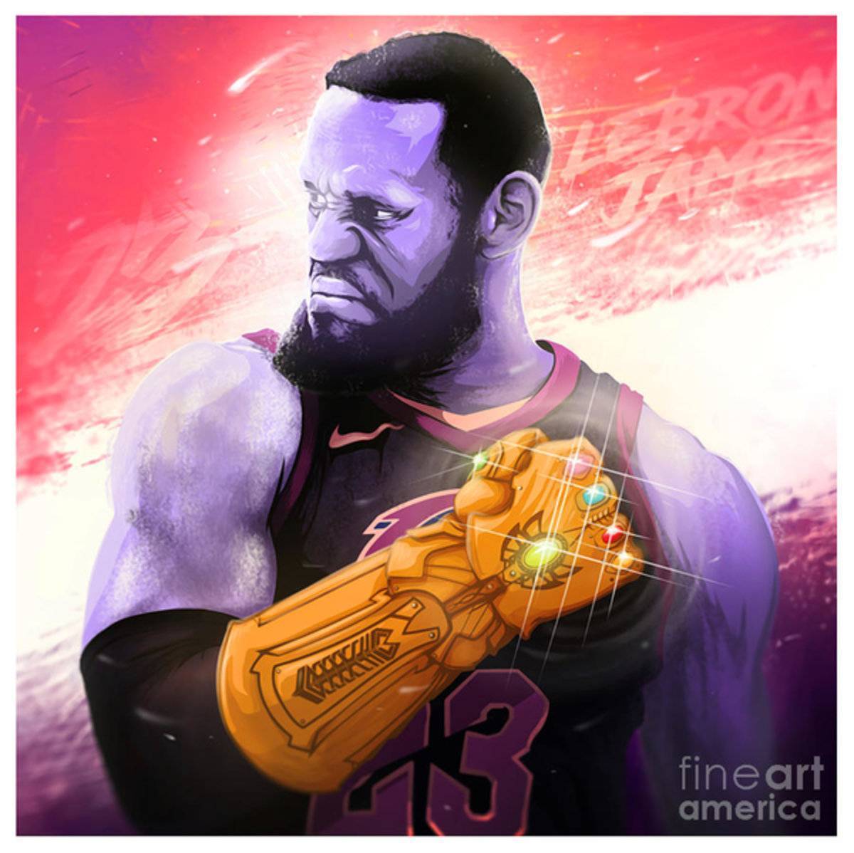 Lebron James Tanos - Poster | Canvas Wall Art Print