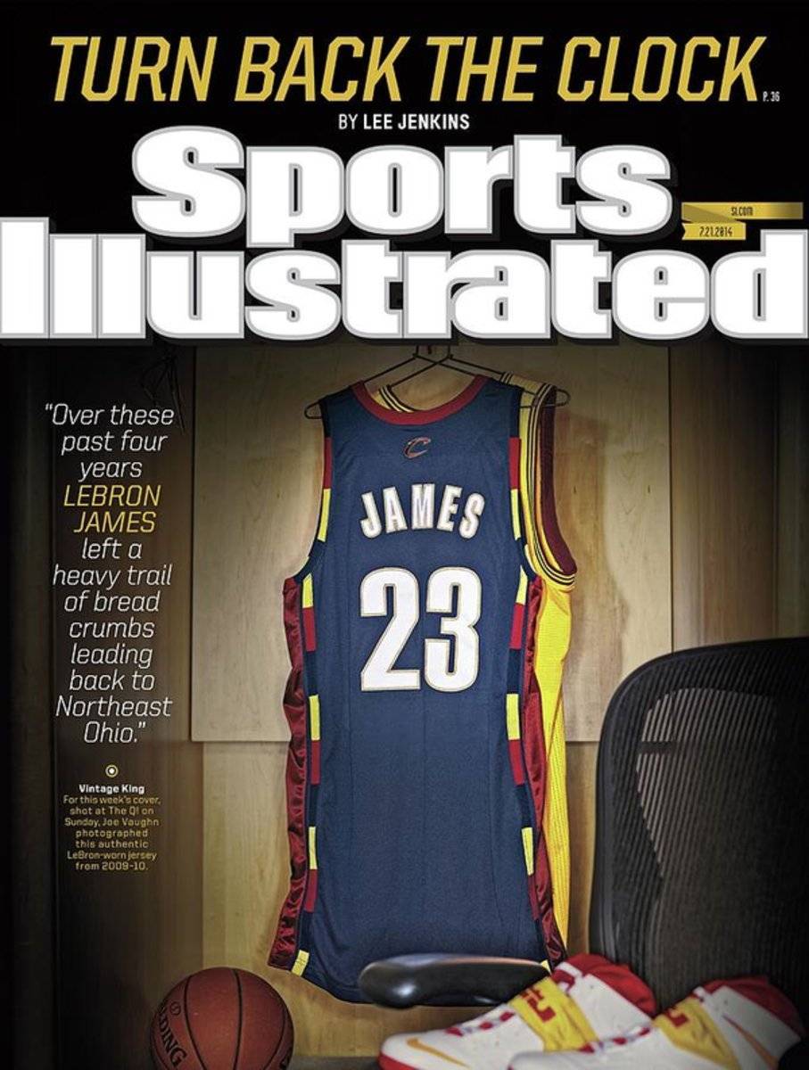 Lebron James Turn Back The Clock Sports Illustrated Cover - Poster | Canvas Wall Art Print
