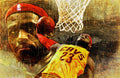Lebron Sets The Tone - Poster | Canvas Wall Art Print