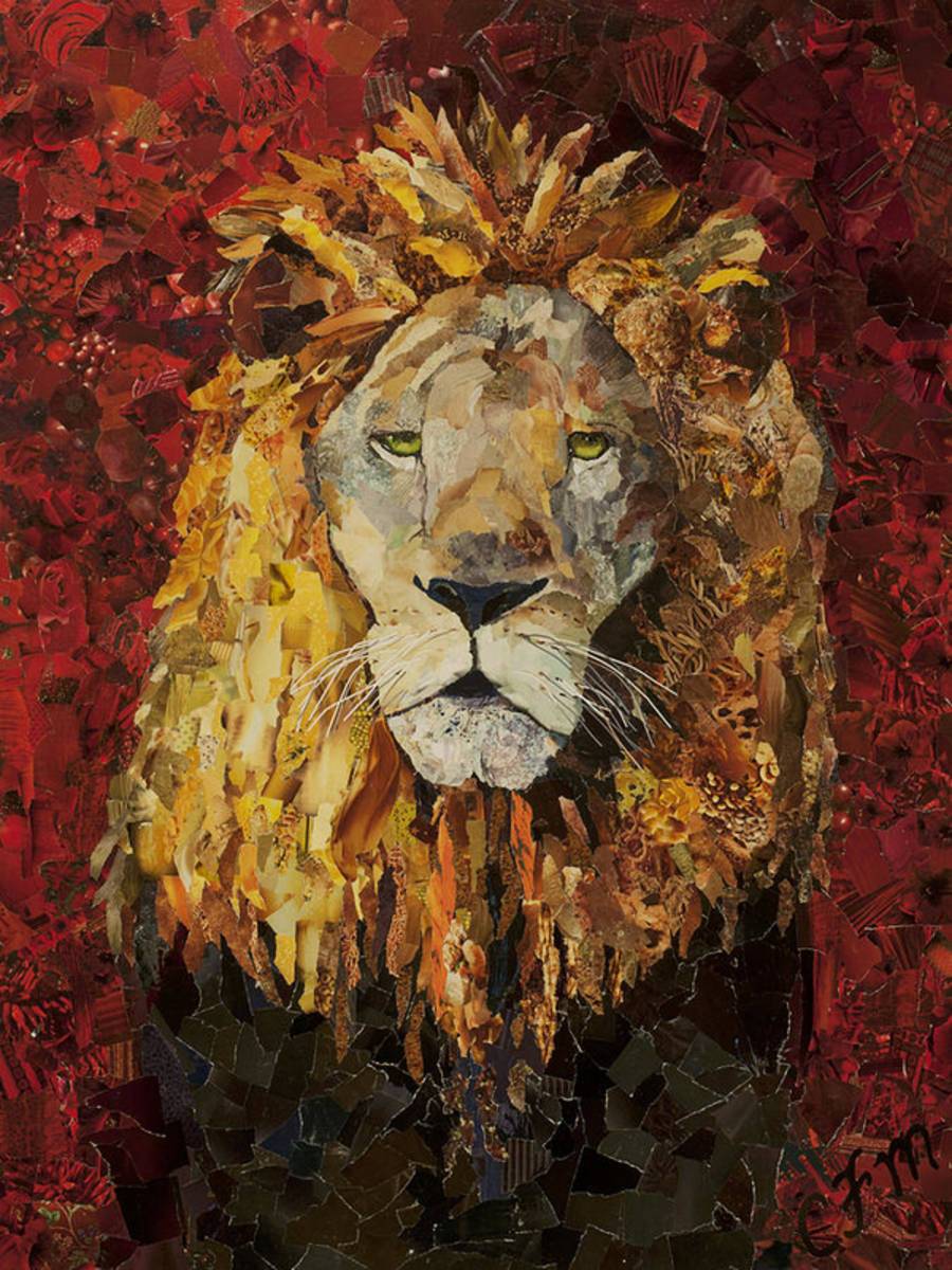 Liberty Lion - Poster | Canvas Wall Art Print