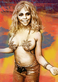 Lil' Kim - Stylised Drawing Art - Rapper - Poster | Canvas Wall Art Print