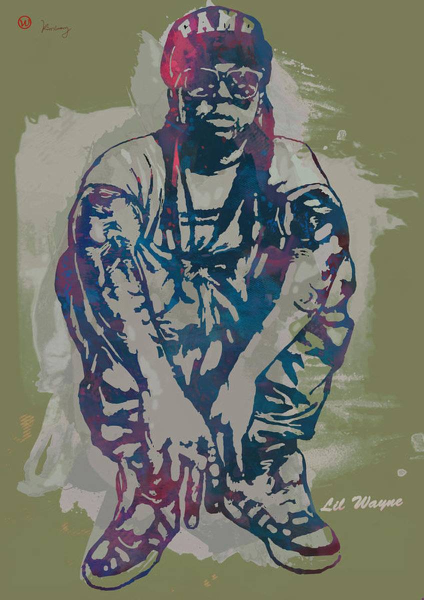 Lil Wayne Pop Stylised Art - Rapper - Poster | Canvas Wall Art Print