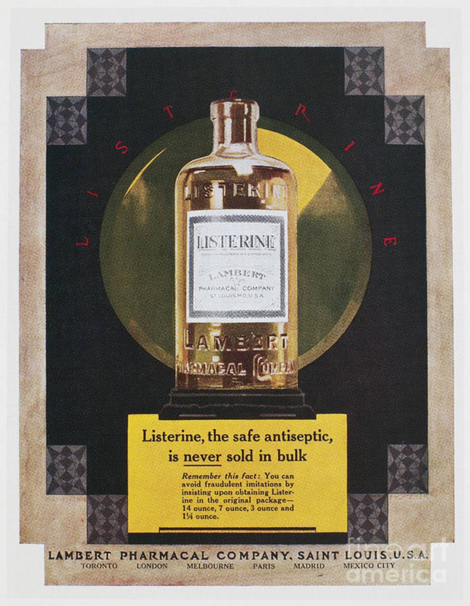 Listerine Ad, 1925 - Poster | Canvas Wall Art Print