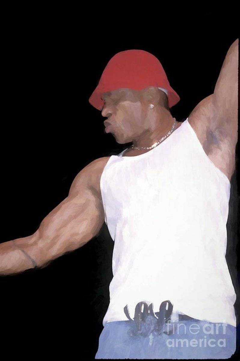 Ll Cool J Painting - Rapper - Poster | Canvas Wall Art Print