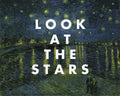 Look At The Stars Print - Poster | Canvas Wall Art Print