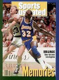 Los Angeles Lakers Magic Johnson And Boston Celtics Larry Sports Illustrated Cover - Poster | Canvas Wall Art Print