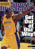 Los Angeles Lakers Shaquille Oneal, 2001 Nba Western Sports Illustrated Cover - Poster | Canvas Wall Art Print