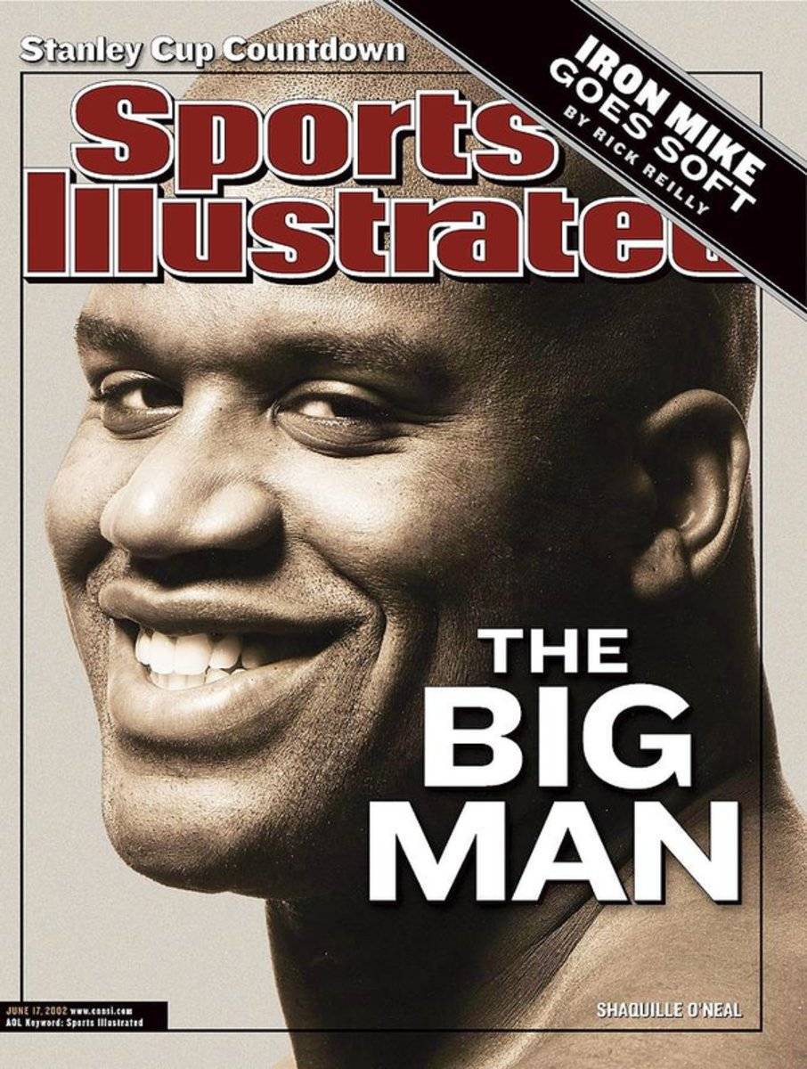Los Angeles Lakers Shaquille Oneal Sports Illustrated Cover - Poster | Canvas Wall Art Print