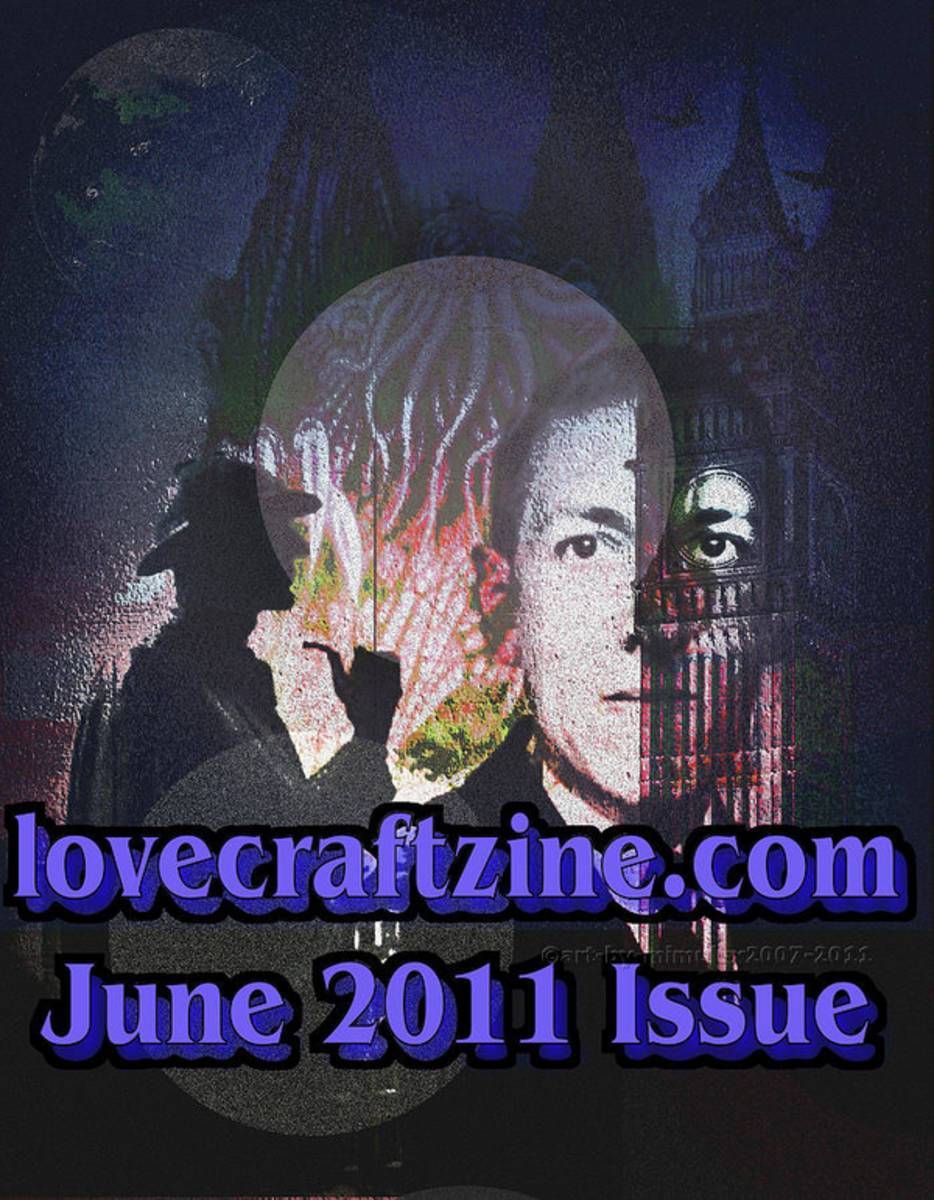 Lovecraftzine Coverpage June - Poster | Canvas Wall Art Print