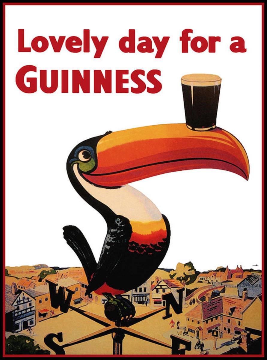 Lovely Day For A Guinness - Poster | Canvas Wall Art Print