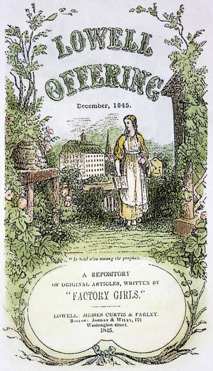Lowell Offering, 1845 - Poster | Canvas Wall Art Print