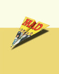 155 Mad Paper Airplane - Poster | Canvas Wall Art Print