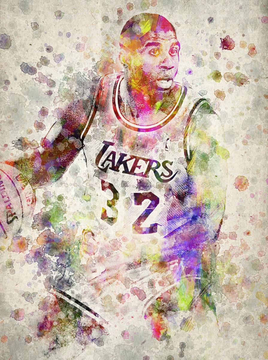 Magic Johnson - Poster | Canvas Wall Art Print