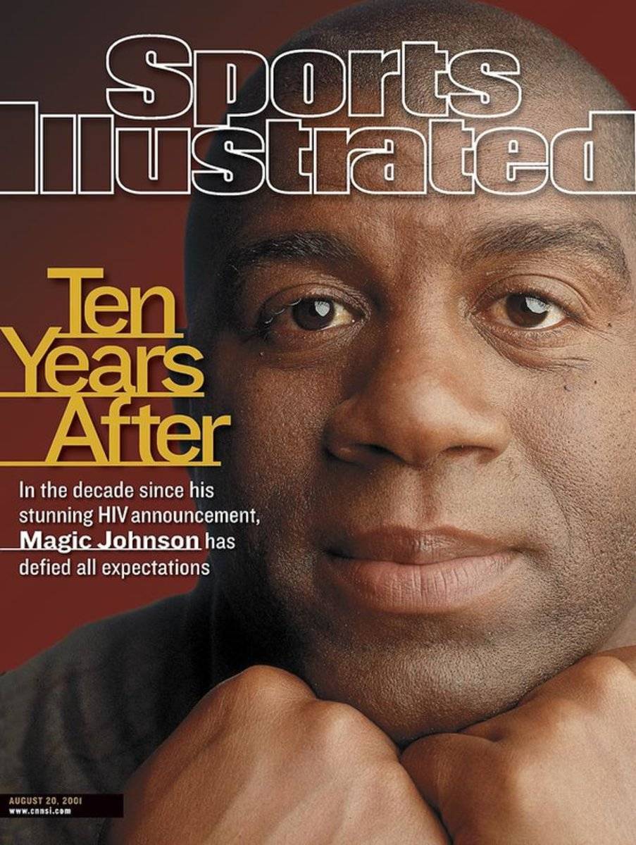 Magic Johnson, Basketball Sports Illustrated Cover - Poster | Canvas Wall Art Print