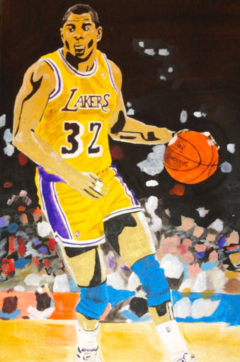 Magic Johnson - Poster | Canvas Wall Art Print