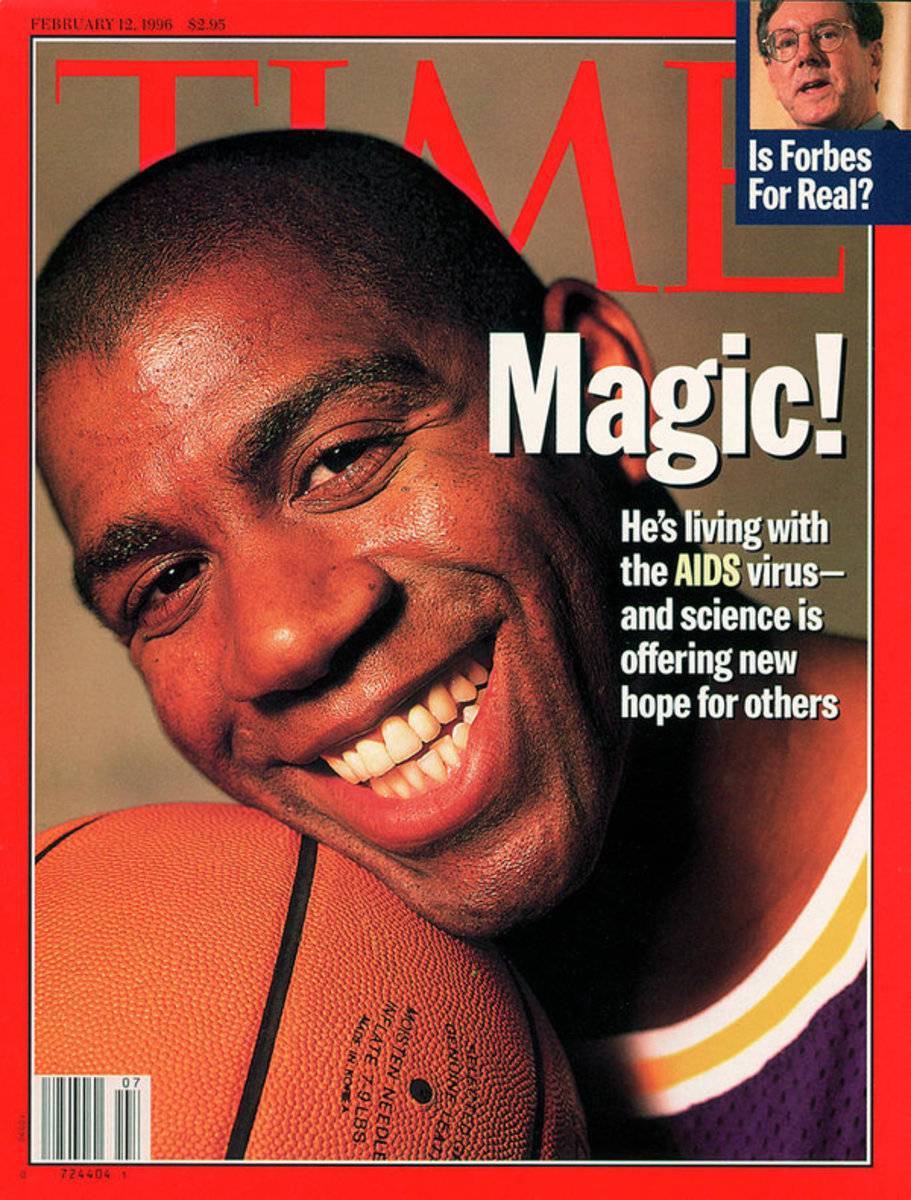 Magic Johnson Time Cover - Poster | Canvas Wall Art Print